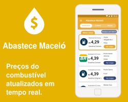 Página do aplicativo Abastece Maceió